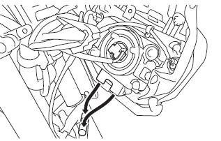 Replacing the headlight bulb