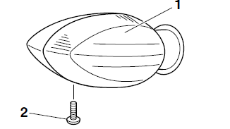 Replacing a turn signal light bulb