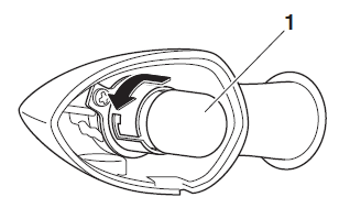 Replacing a turn signal light bulb