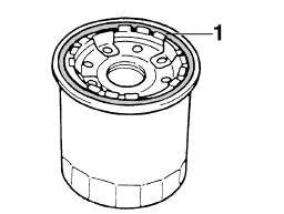 Engine oil and oil filter cartridge